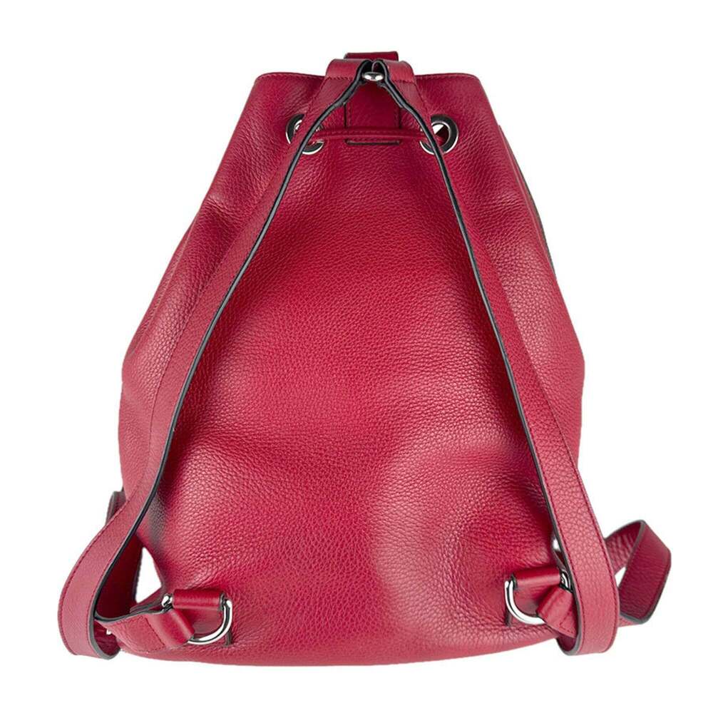 GUCCI Red Leather Backpack - Picture 3 of 13